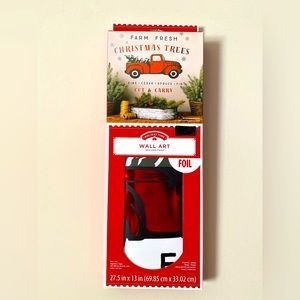 🎄Christmas Wall Decor 🎄 Bring back memories with this red truck peel & stick!